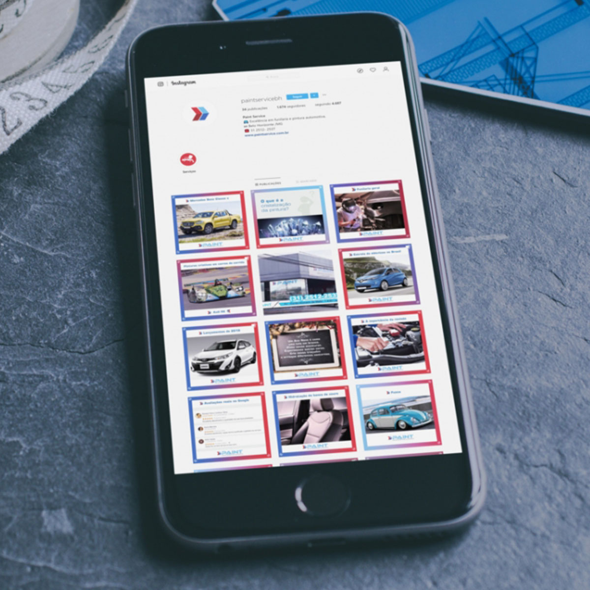 Porfolio Yam Maciel - Paint Service - Redes Sociais