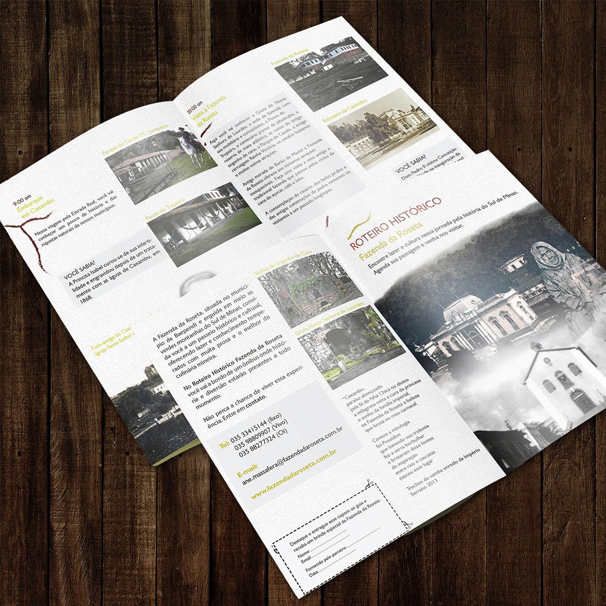 Folder Fazenda da Roseta