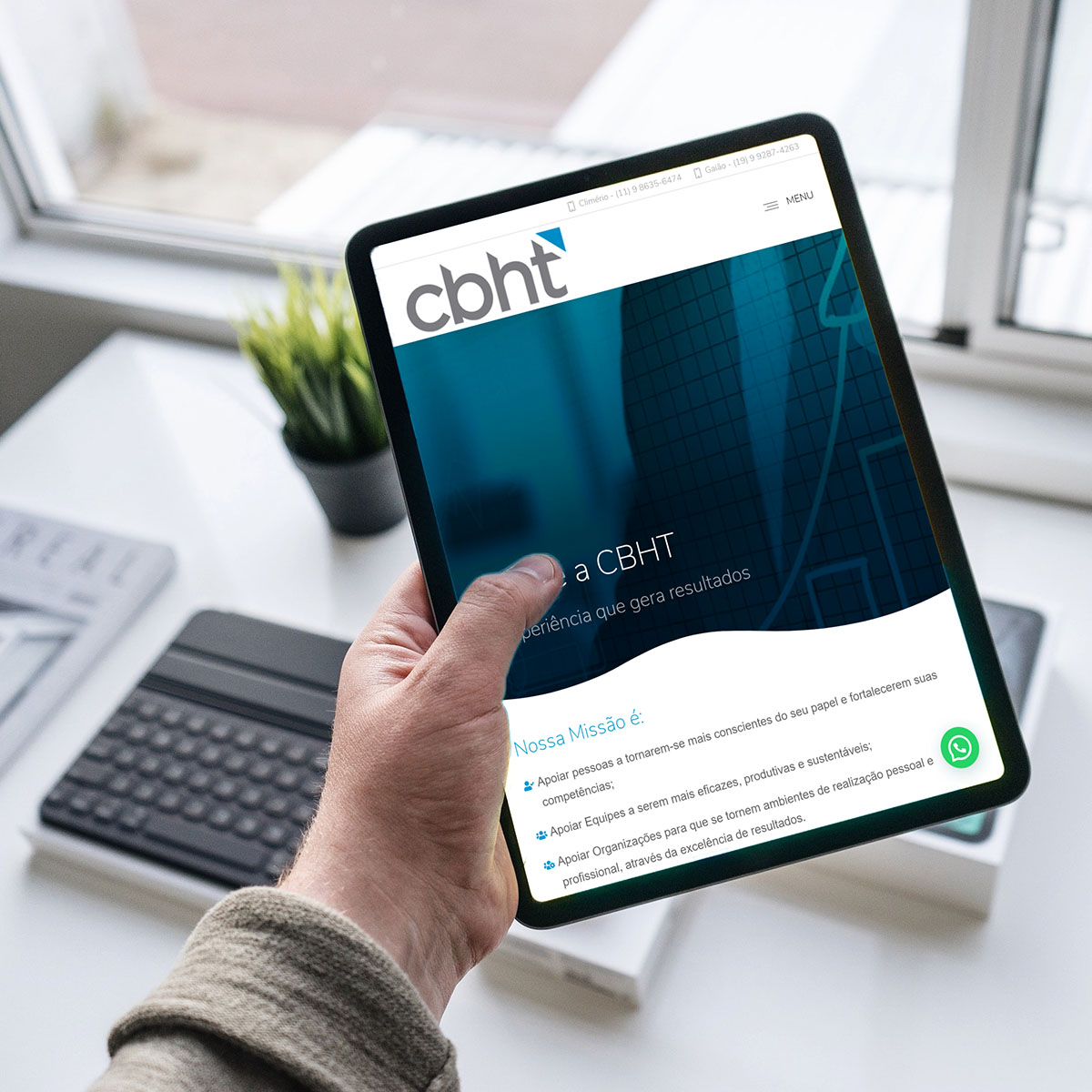 Desenvolvimento site CBHT