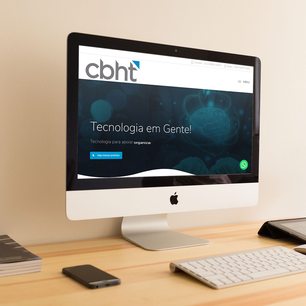 Desenvolvimento site CBHT