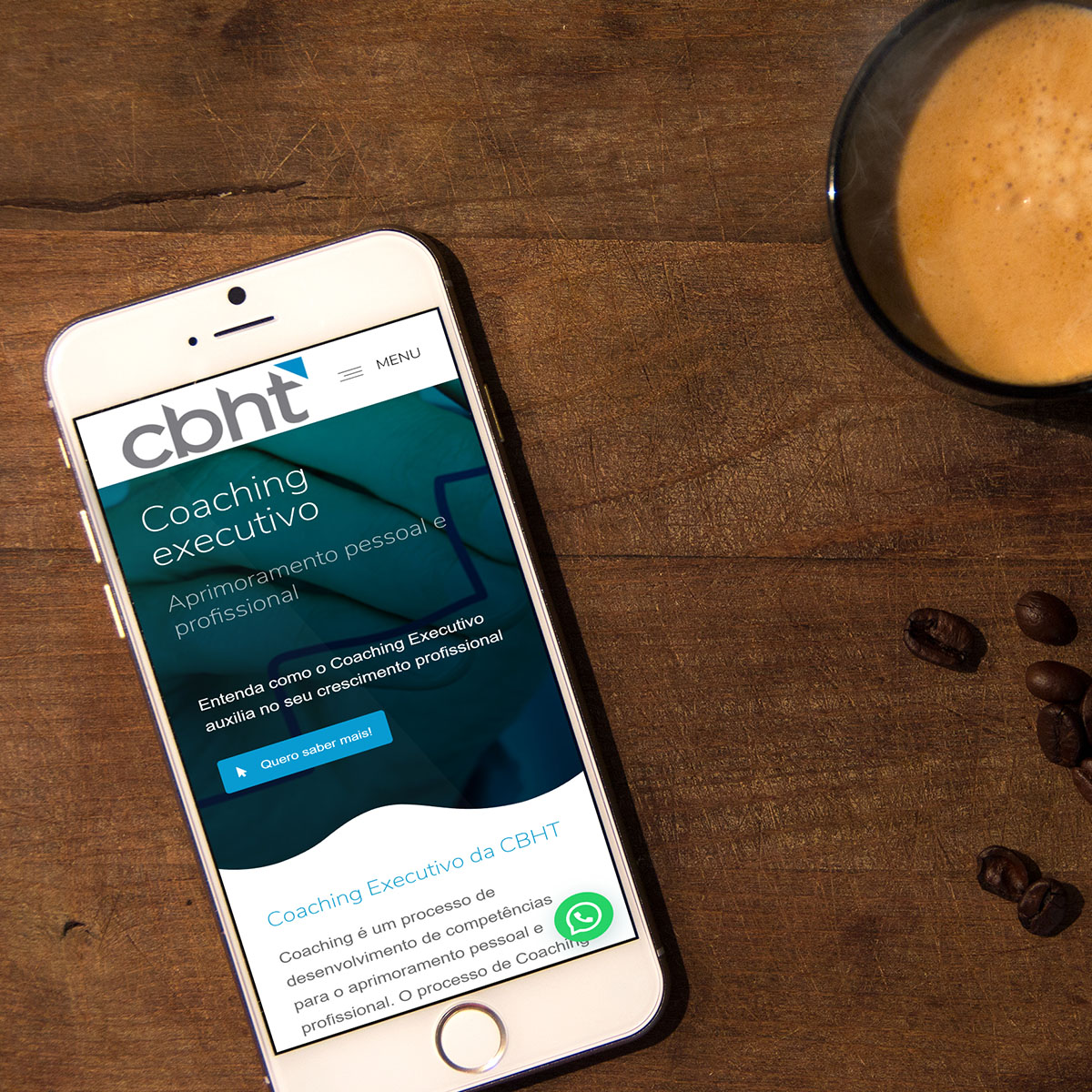 Desenvolvimento site CBHT